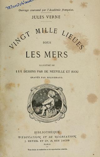 Cover of Vingt mille lieues sous les mers