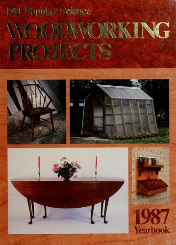 Cover of Woodworking projects 1987 yearbook.